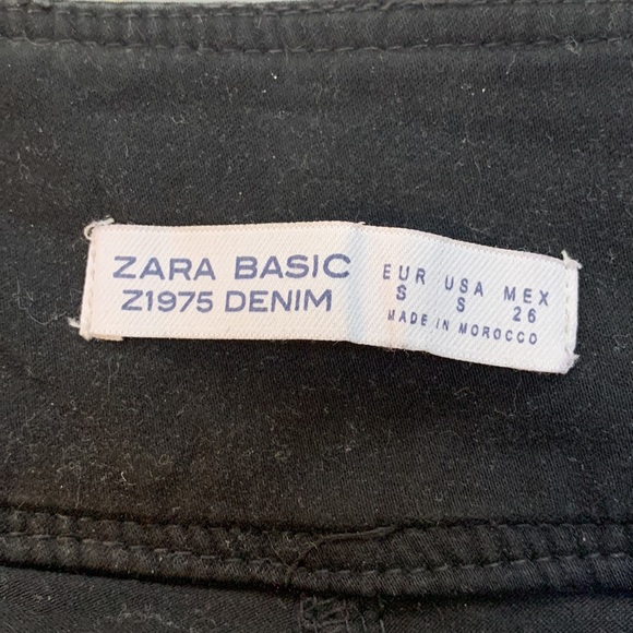 Zara unique black jeans / pants. - Picture 8 of 8